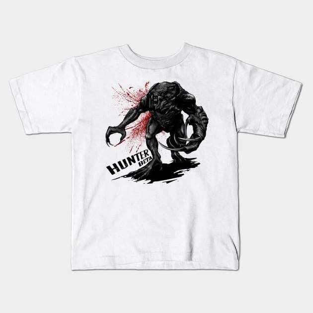 Resident Evil 3 remake Hunter Beta Kids T-Shirt by AndreyG